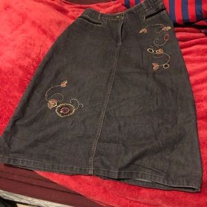 Jean skirt